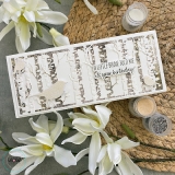 Geburtstagskarte mit Waldbirken – gestempelt